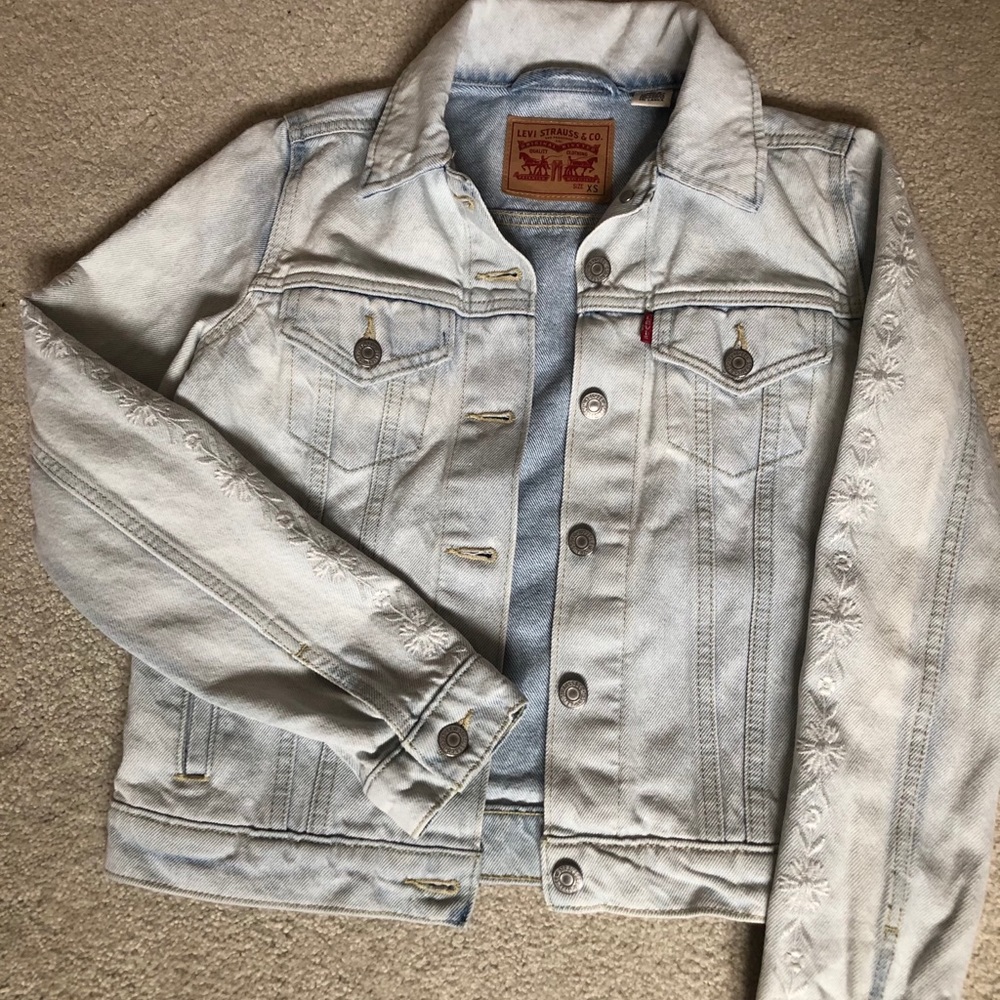 Levi's Jean jacket with embroidered detail